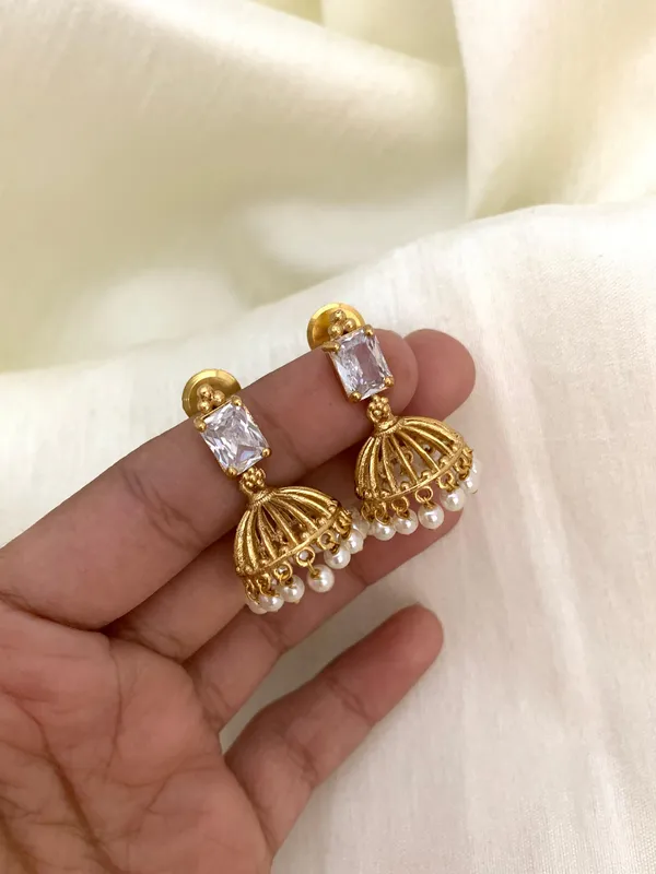 Ethnic_Kemp_Design_Pearl_Jhumkas_For_Kids_/_Women
