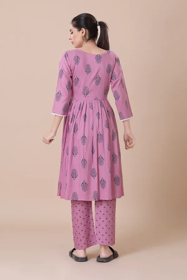 Coral_Pink_Feeding_&_Maternity_Dress_With_Zippers_(Top_&_Bottom)