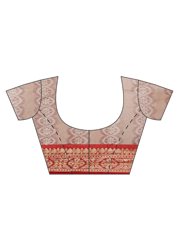 Maroon_Art_Silk_Banarasi_Sarees_For_Women