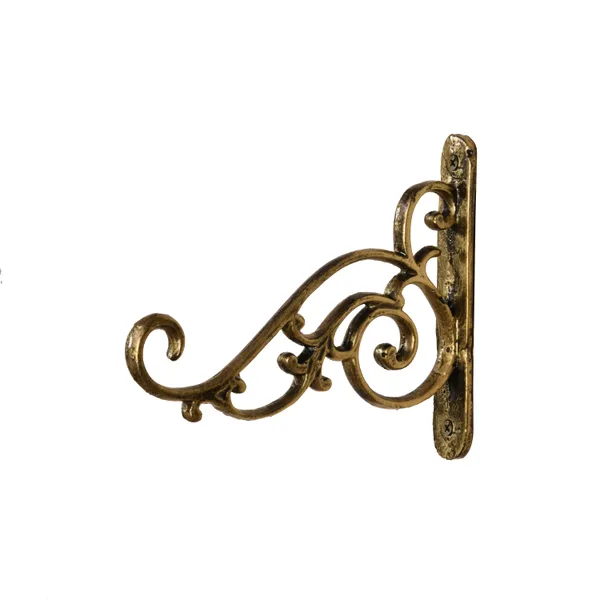 Pack_Of_2_Hand_Forged_Metal_Antique_Golden_Wall_Bracket_For_Hanging