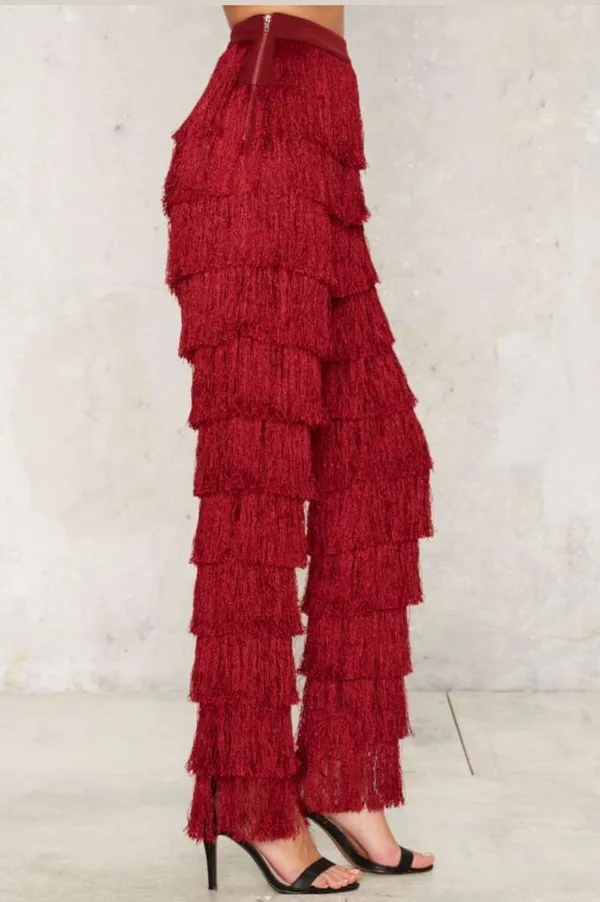 Red_Poliyester_Premium_Trim_Lace_For_Women