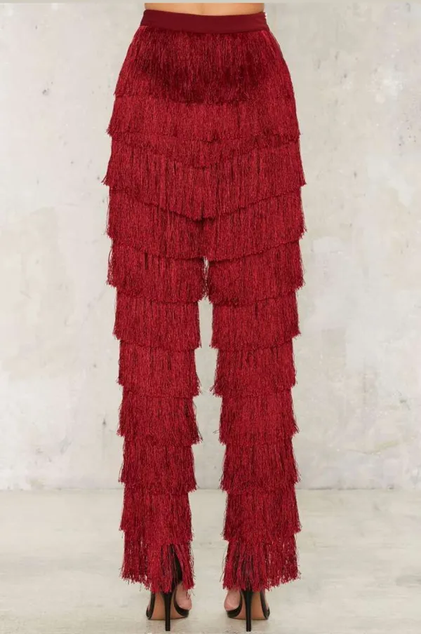 Red_Poliyester_Premium_Trim_Lace_For_Women