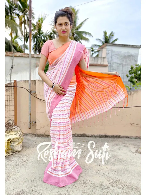 Multicolor_Begampuri_Cotton_Saree-Shaaira