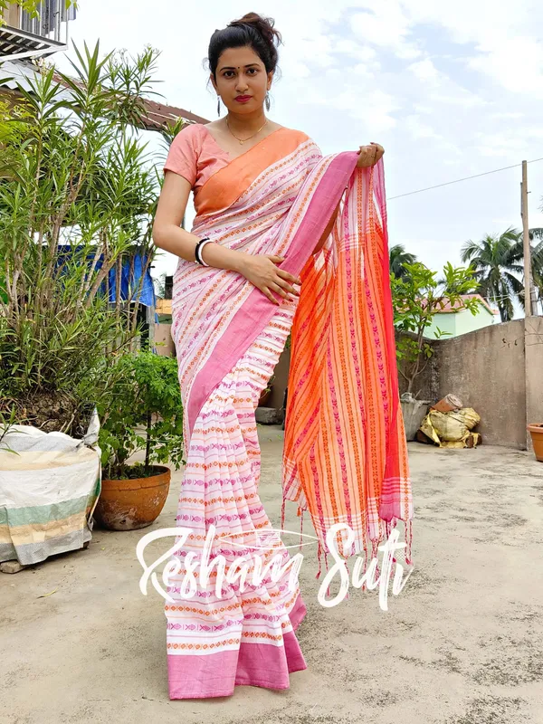 Multicolor_Begampuri_Cotton_Saree-Shaaira