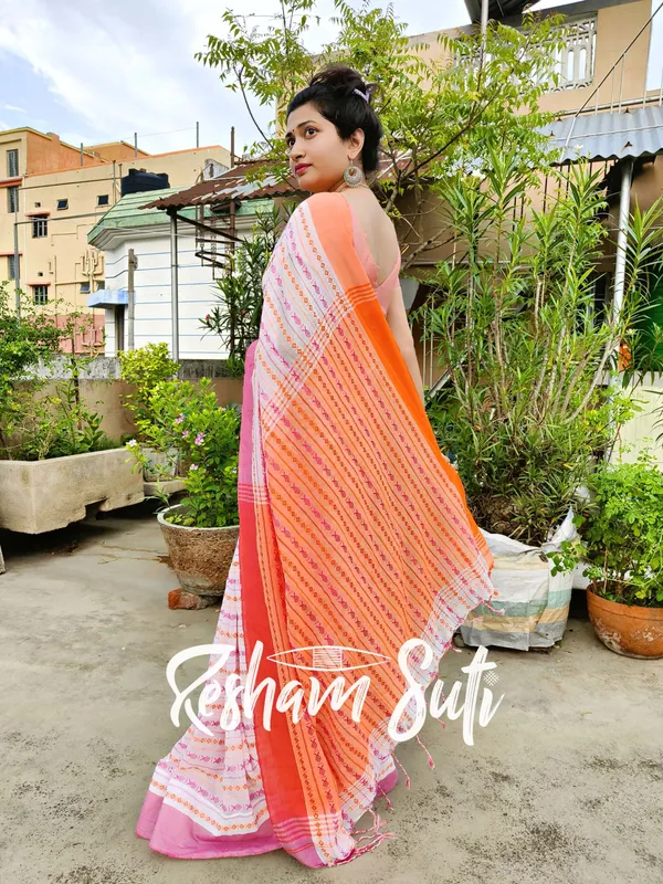 Multicolor_Begampuri_Cotton_Saree-Shaaira