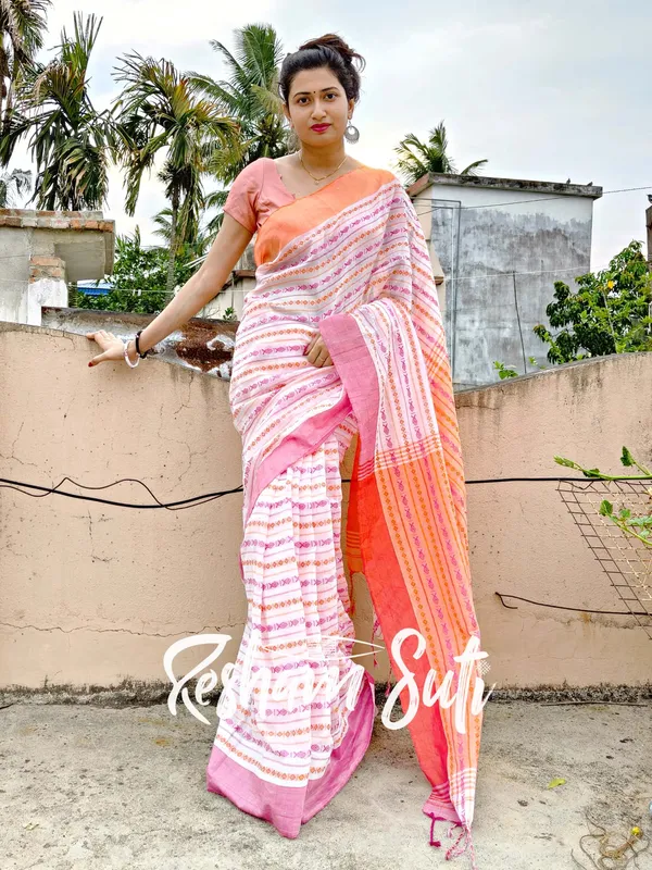 Multicolor_Begampuri_Cotton_Saree-Shaaira