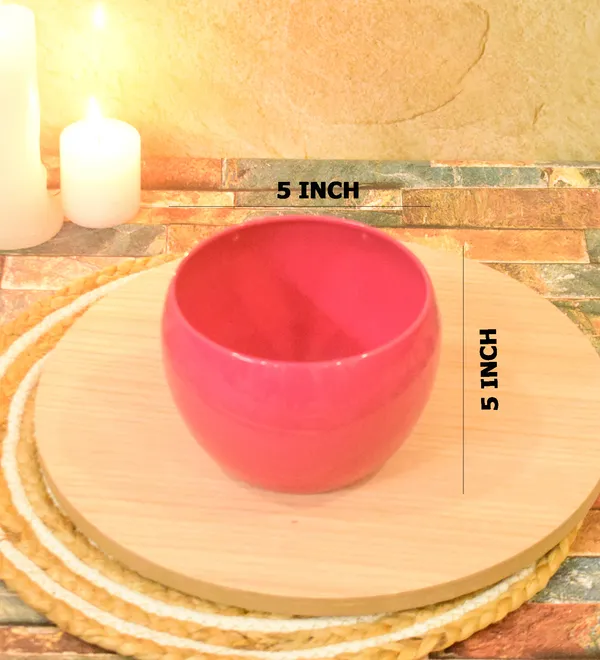 Maroon_Planters_for_Home_Decor,Indoor,Outdoor,Plant_Container_5,5inch