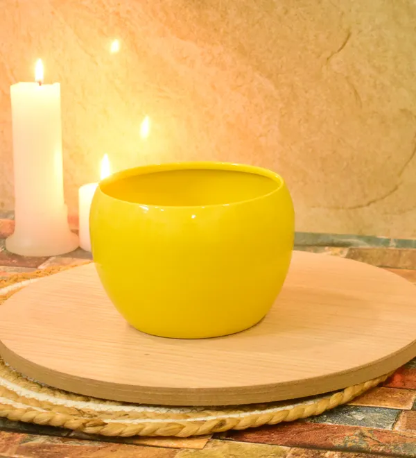 yellow_Planters_for_Home_Decor,Indoor,Outdoor,Plant_Container_5,5inch