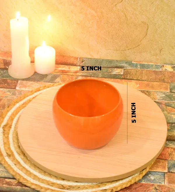 Orange_Planters_for_Home_Decor,Indoor,Outdoor,Plant_Container_5,5inch
