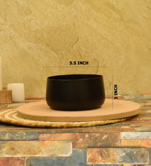 Black_Planters_for_Home_Decor,Indoor,Outdoor,Plant_Container_5.5,3inch