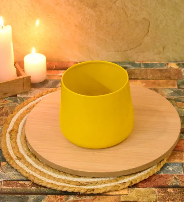 yellow_Planters_for_Home_Decor,Indoor,Outdoor,Plant_Container_5,6inch