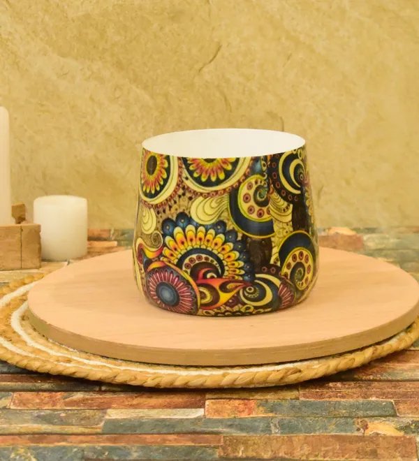 multi_color_Meenakari_Handmade_Pitalnagi_Pots_And_Planter,Home,Indoor,Outdoor,Plant_Container