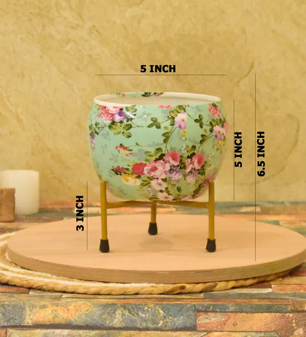 multi_color_Meenakari_Handmade_Pitalnagi_Pots_And_Planter,Home,Indoor,Outdoor,Plant_Container