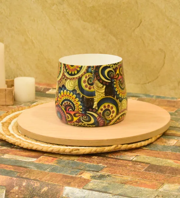 multi_color_Meenakari_Handmade_Pitalnagi_Pots_And_Planter,Home,Indoor,Outdoor,Plant_Container