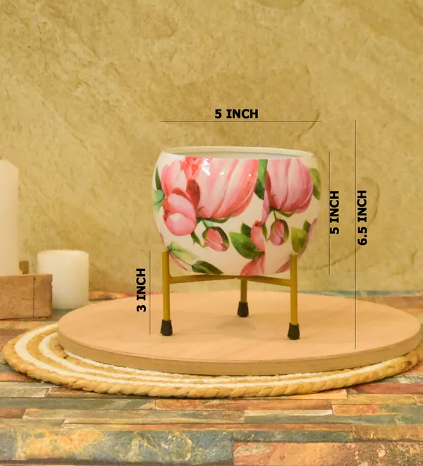 multi_color_Meenakari_Handmade_Pitalnagi_Pots_And_Planter,Home,Indoor,Outdoor,Plant_Container