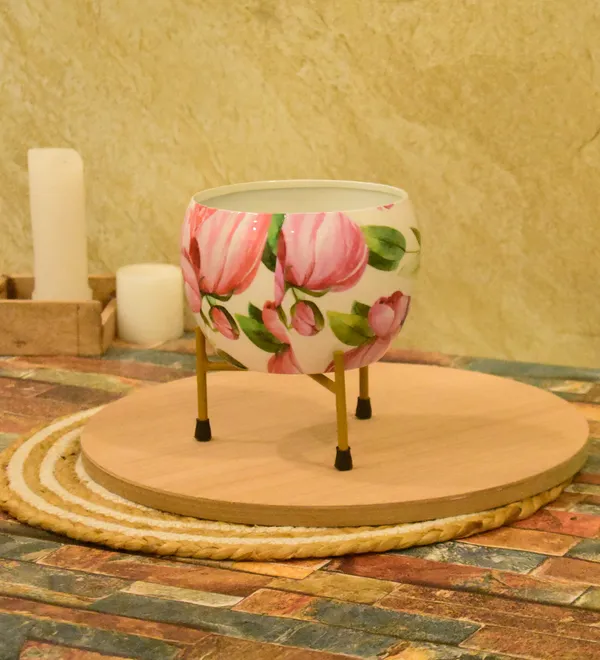 multi_color_Meenakari_Handmade_Pitalnagi_Pots_And_Planter,Home,Indoor,Outdoor,Plant_Container