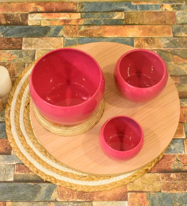 Maroon_Planters_for_Home_Decor,Indoor,Outdoor,Plant_Container_5,4,3_inch_Combo_Set