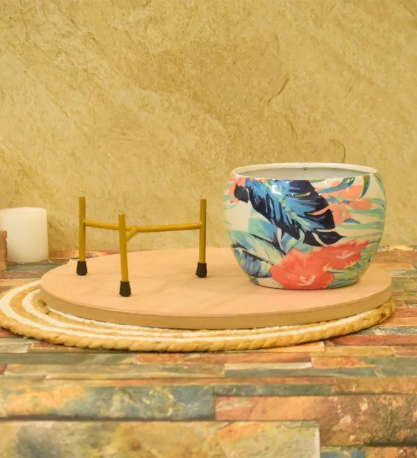 multi_color_Meenakari_Handmade_Pitalnagi_Pots_And_Planter,Home,Indoor,Outdoor,Plant_Container