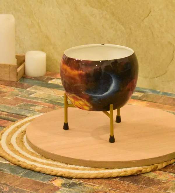 multi_color_Meenakari_Handmade_Pitalnagi_Pots_And_Planter,Home,Indoor,Outdoor,Plant_Container