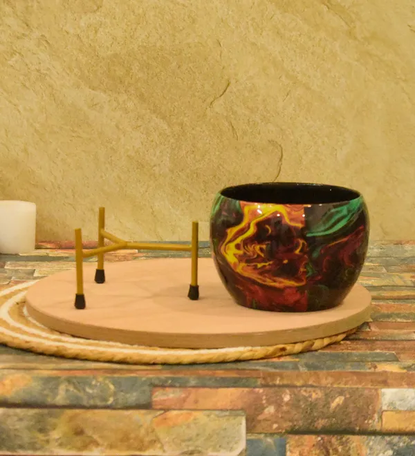 multi_color_Meenakari_Handmade_Pitalnagi_Pots_And_Planter,Home,Indoor,Outdoor,Plant_Container