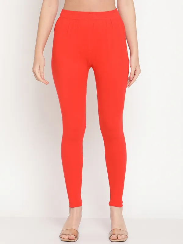 TAG 7 Dark Orange Ankle Length Legging Price in India Buy TAG 7 Dark Orange Ankle Length Legging online at undefined