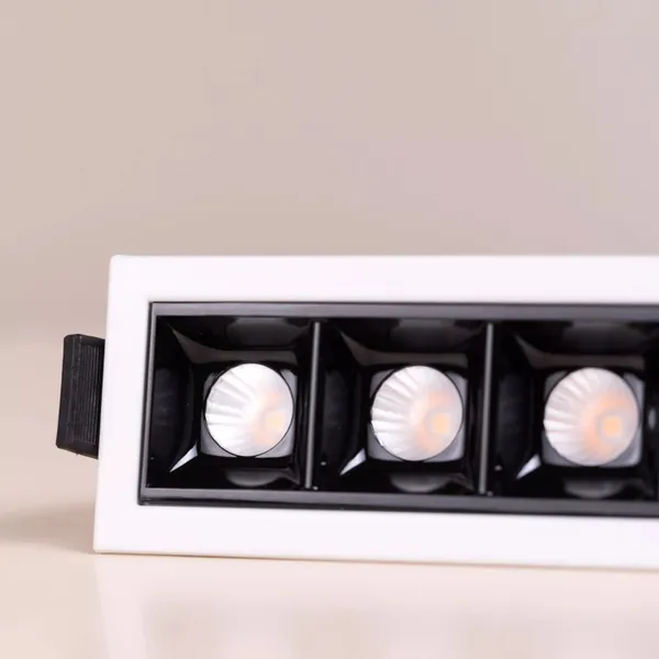 5_Way_Linea_RECESS_COB_DOWNLIGHTS_12_Watt_Aluminium_WHITE_BODY