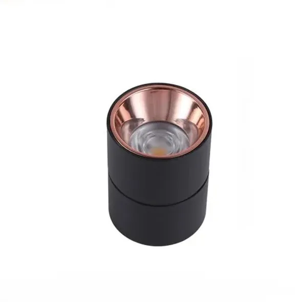 Cob_Surface_Cylinder_Light_12_Watt_Lense_Model_Aluminium__BLACK_ROSE_GOLD_Body