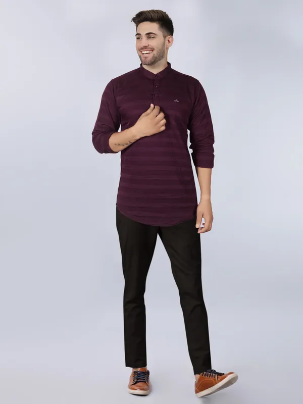 JB_Just_Black_Men's_Short_Kurta