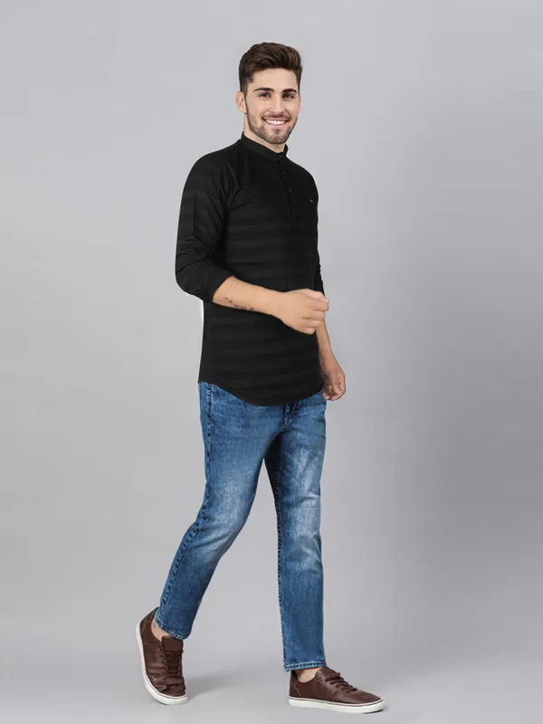 JB_Just_Black_Men's_Short_Kurta