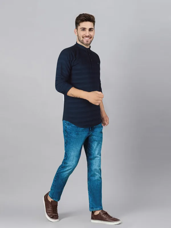 JB_Just_Black_Men's_Short_Kurta