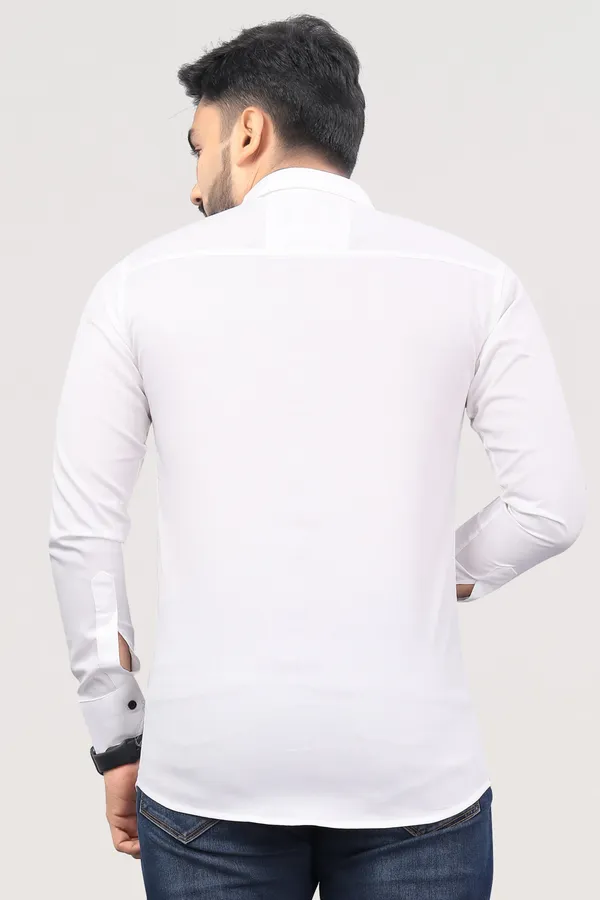 White_Pure_Cotton_Solid_Full_Sleeve_Casual_Wear_Shirt