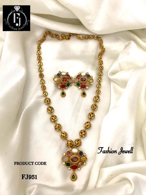 Jiya_Navratna_Design_Chain_Necklace_Set