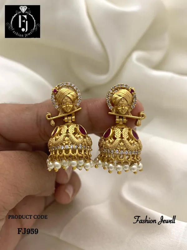 Lord_Krishna_Antique_Matte_Jhumki
