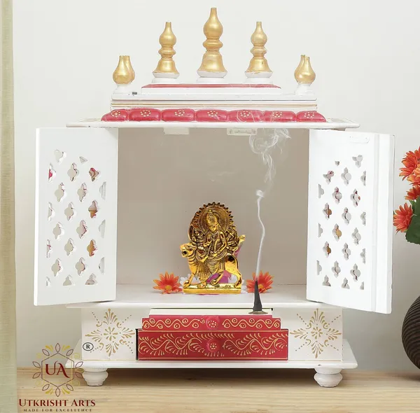 Gold_Plated_Maa_Durga_Metal_Statue_Sherawali_Mata_Murti_for_Car_Dashboard,_Home_and_Office_Decorative_Showpiece_-_9.5_cm_(Metal,_Gold)