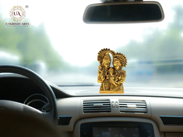Gold_Plated_Metal_Shiv_Parivar_Statue_Shiva_Parvati_Ganesha_Idol_for_Car,_Home_and_Office_Decorative_Showpiece_-_9.5_cm_(Metal,_Gold)