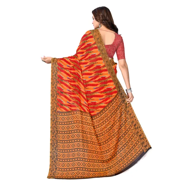 Georgette_material_printed_saree_with_blouse