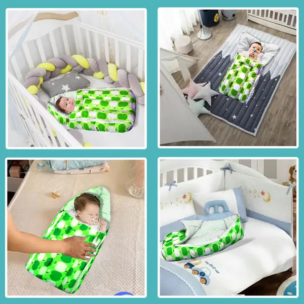 Superb_Baby_Sleeping_Bag_Cum_Carrying_Bag_(Green)