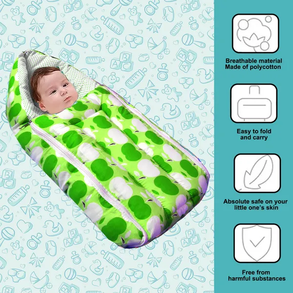 Superb_Baby_Sleeping_Bag_Cum_Carrying_Bag_(Green)