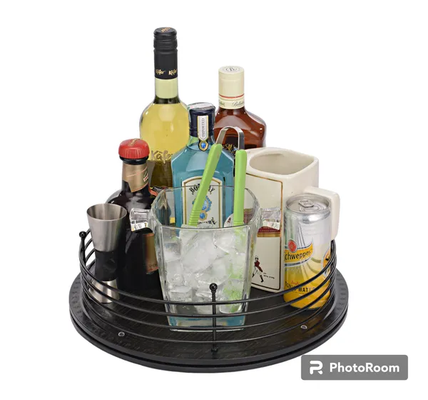 Revolving_Organiser_-_Twist_N_Pick_(14_inch)_Plastic_-_Wood_Finish