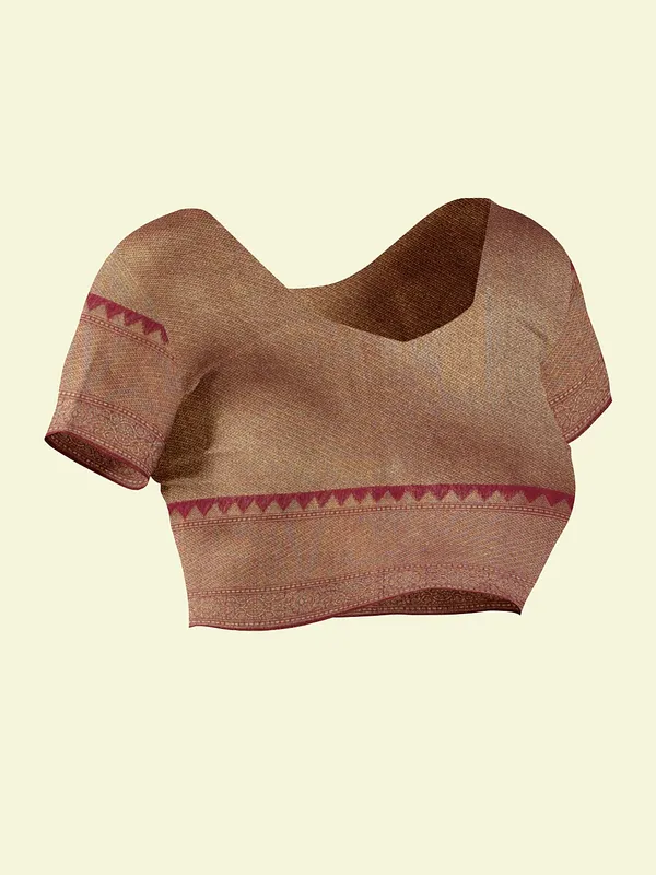 Off_White_Cotton_Blend_Banarasi_Sarees_For_Women