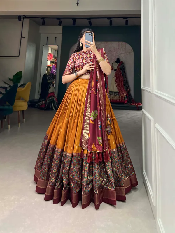 Yellow_Premium_&_Elegant_Dola_Silk_Lehenga_Choli_For_Women