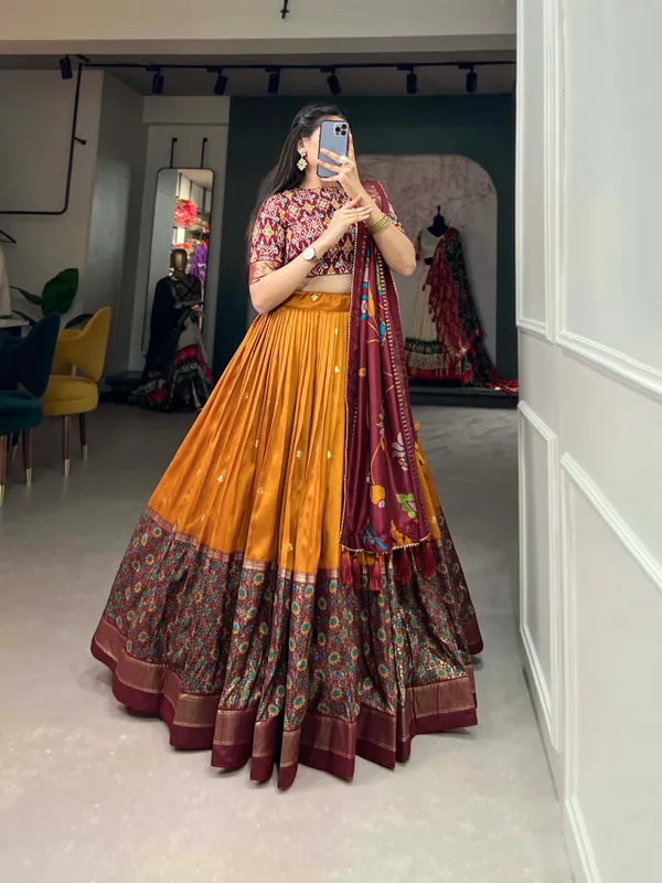 Yellow_Premium_&_Elegant_Dola_Silk_Lehenga_Choli_For_Women