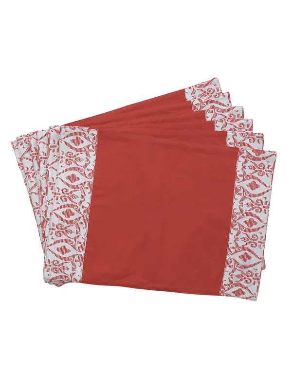 Pack_of_6_Pieces_Cotton_Coral_Abstract_Printed_Place_Mat_for_Dining_and_Center_Tablefor_Dining_Table