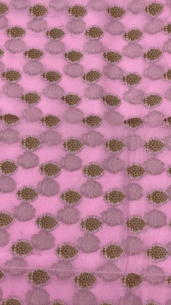 Humairah_Presents_Pure_Handloom_Baby_Pink_Chiffon_Copper_Zari_Booti_and_Banarasi_Copper_Zari_Border_and_Pallu_with_Pink_Blouse