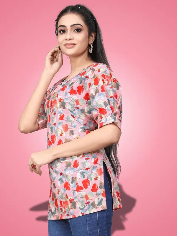 Pink_Crepe_Floral_Canada_Regular_&_Office_Wear_Tops
