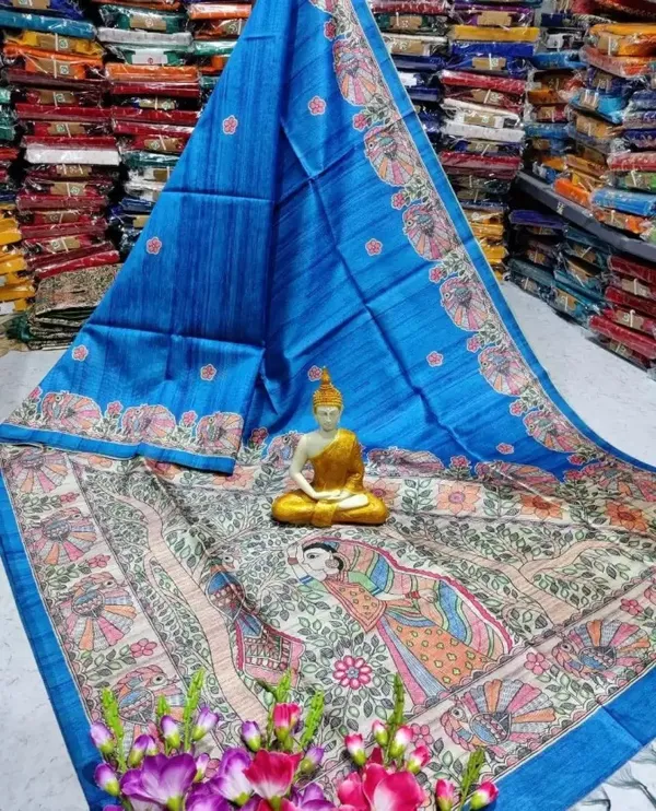 Blue_Printed_Handloom_Cotton_Silk_Saree