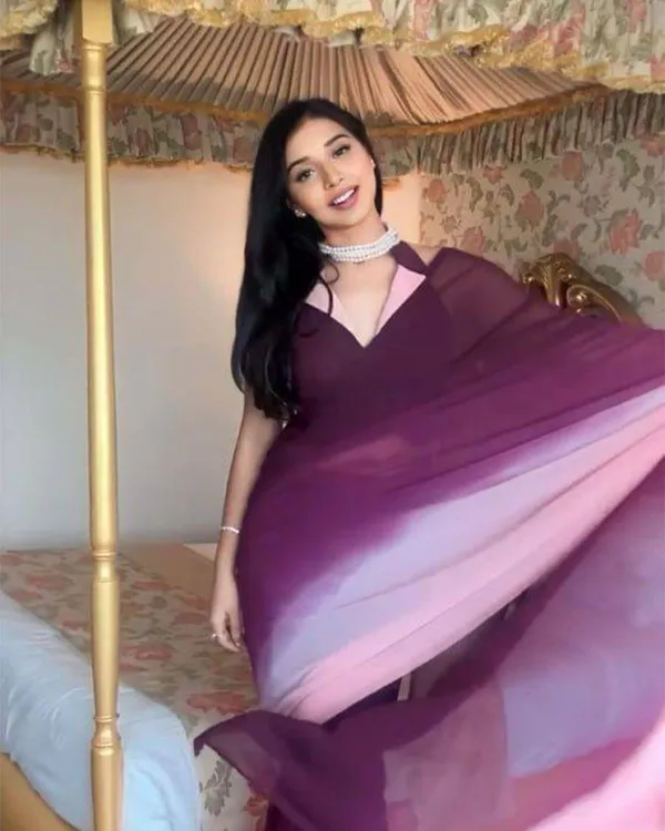 Wine_And_Calm_Pink_Colour_1-Minute_Ready_To_Wear_Georgette_Saree_With_Blouse_Piece