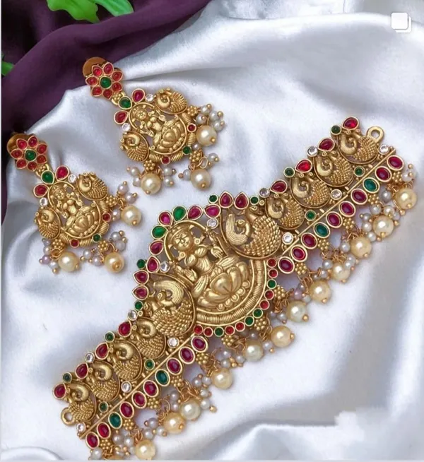 vihaajewellery_gold_plated_temple_necklace_set_for_women_and_girl