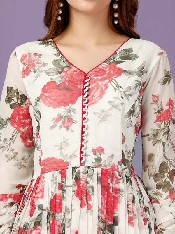 Fiesta_Bloom_Red_&_White_Floral_MexiDress_with_Dupatta