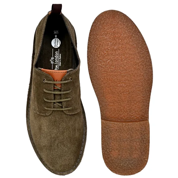 Olive_Suede_Men's_Formal_Lace-Up_Shoes_with_Memory_Foam_Comfort